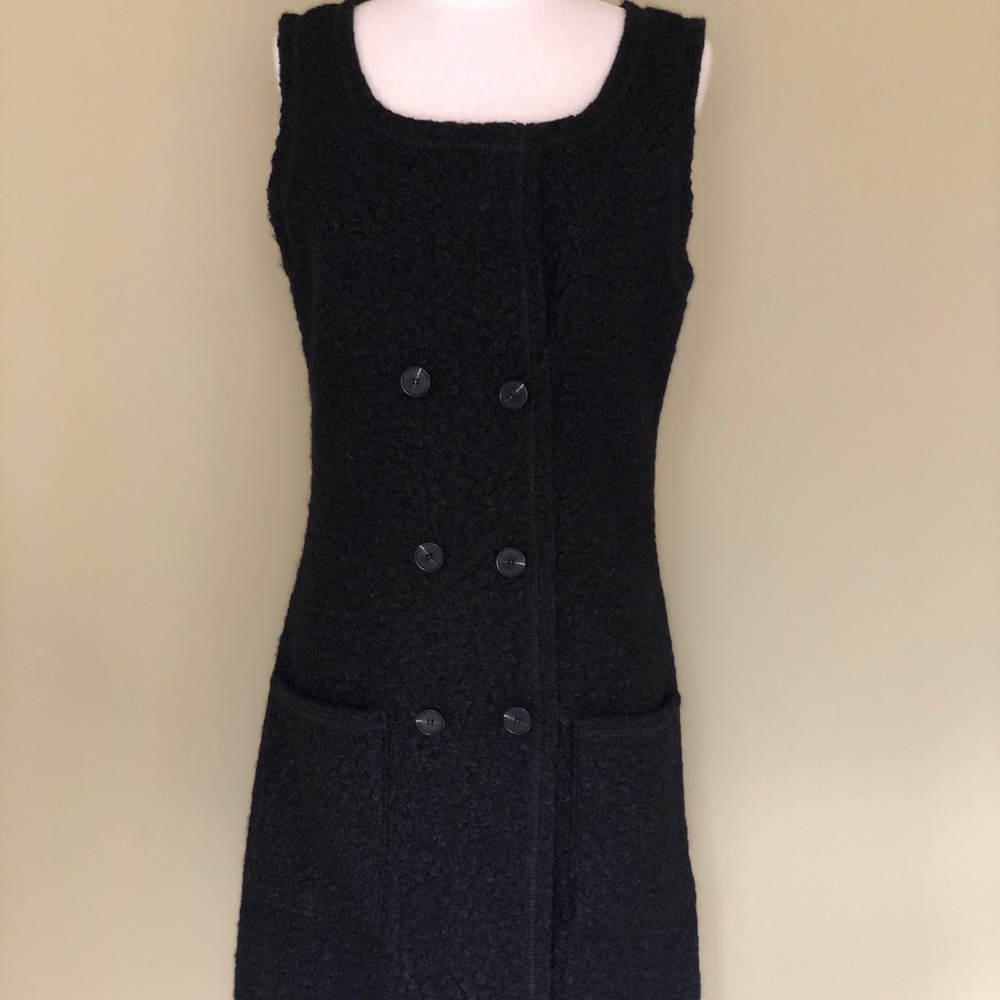 PPLA black button up  vest